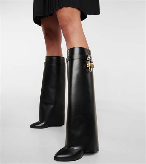 givenchy shark rossi|givenchy leather boots.